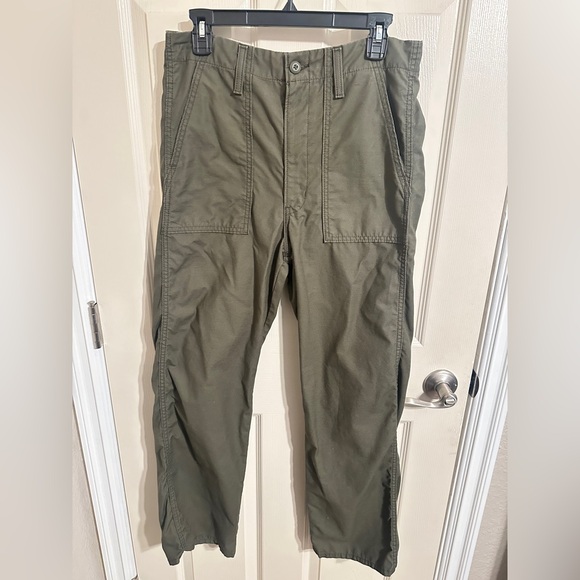 Levi's Pants - Levi's Women’s Ribcage Straight Leg Ankle Pants, Olive Green, Sz W30xL29